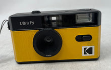 Load image into Gallery viewer, Kodak Ultra F9 Yellow Black Built-In Flash 35mm Reusable Film Camera Not Tested
