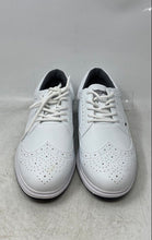Load image into Gallery viewer, Chaoxuan Mens White Leather Round Toe Wingtip Lace-Up Golf Shoes Size 42
