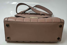Load image into Gallery viewer, Michael Kors Womens Whitney Beige Leather Detachable Strap Quilted Satchel Bag
