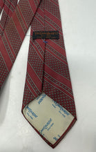 Load image into Gallery viewer, Yves Saint Laurent Mens Red Printed Silk Adjustable Pointed Tie
