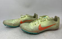 Load image into Gallery viewer, Nike Mens Zoom Rival M 9 AH1020-700 Neon Green Racing Track Spikes Size 7
