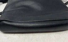 Load image into Gallery viewer, Giani Bernini Womens Black Leather Inner Pocket Adjustable Strap Crossbody Bag
