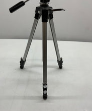 Load image into Gallery viewer, JCPenney Silver Aluminum Classic Adjustable Leg Camera Tripod
