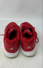 Load image into Gallery viewer, Fila Womens Ray 5RM00783-612 Red White Lace-Up Low Top Sneakers Shoes Size 8.5
