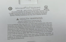 Load image into Gallery viewer, Microsoft Arc 1392 Black Wireless Compact Portable Keyboard Untested
