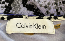 Load image into Gallery viewer, Calvin Klein Womens Blue Black Printed Sleeveless Blouse Top Size N/S
