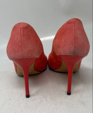 Load image into Gallery viewer, Authentic Jimmy Choo London Womens Orange Pump Heels Size EUR 36 Worn/Stained
