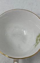 Load image into Gallery viewer, Set Of 2 Pcs Melba White Rust Ferns Bone China Round Shape Tea Cup &amp; Saucer Set
