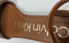 Load image into Gallery viewer, Calvin Klein Womens Nelissa Brown Designer Ankle Strap Sandals Size 7.5 M
