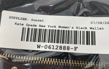 Load image into Gallery viewer, Kate Spade New York Womens Black Inner Pockets Bifold Wallet
