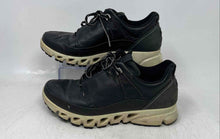 Load image into Gallery viewer, Ecco Womens Multi-Vent Black Leather Low Top Lace-Up Sneaker Shoes Size 6
