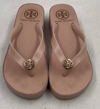 Load image into Gallery viewer, Authentic Tory Burch Womens Pink Open Toe Platform Flip-Flop Sandals Size 5M
