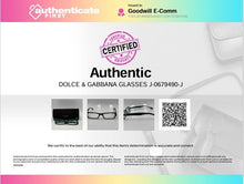 Load image into Gallery viewer, Authentic Dolce &amp; Gabbana Women's Black/Green Glasses
