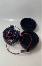 Load image into Gallery viewer, Beats By Dr. Dre Studio Blue Wired Over The Ear Headphones With Case No Tested

