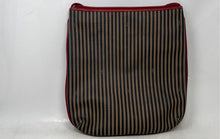 Load image into Gallery viewer, Boots 'N Bags Womens Brown Black Red Striped Inner Pockets Shoulder Handbag
