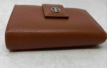 Load image into Gallery viewer, Giani Bernini Womens Brown Pebbled Leather Multiple Card Slots Bifold Wallet
