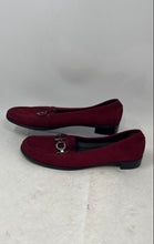 Load image into Gallery viewer, Stuart Weitzman Mens Red Suede Slip-On Round Toe Loafer Dress Shoes Size 12M
