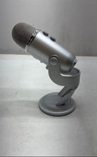 Load image into Gallery viewer, Blue Yeti Silver-Tone Multi Pattern Studio Desktop USB Microphone Not Tested
