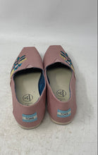 Load image into Gallery viewer, Toms Womens Alpargata 10015661 Pink Embroidered Slip-On Flats Size 8.5
