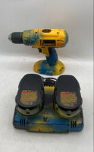 Load image into Gallery viewer, DeWalt Model DC970 Yellow Cordless Drill With Battery Charger Not Tested

