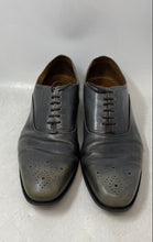 Load image into Gallery viewer, Donald J. Pliner Mens SVEN-43 Gray Lace-Up Oxford Dress Shoes Size 10.5M
