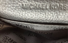 Load image into Gallery viewer, Michael Kors Unisex Black Logo Pebbled Leather Foldover Card Case Wallet
