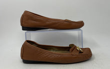 Load image into Gallery viewer, Michael Kors Womens Hamilton Brown Leather Slip-On Flat Moccasin Shoes Size 7M
