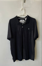 Load image into Gallery viewer, Penguin Mens Blue Ditsy Diamond Print Short Sleeve Collared Polo Shirt Size XL
