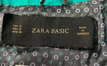 Load image into Gallery viewer, Zara Basic Womens Green Long Sleeve Single-Breasted One Button Blazer Size Small
