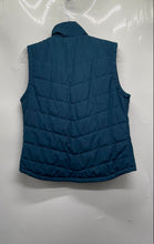 Load image into Gallery viewer, The North Face Womens Blue Sleeveless Mock Neck Full-Zip Puffer Vest Size M
