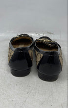 Load image into Gallery viewer, Coach Womens Brown Signature Canvas Patent Leather Trim Loafer Flats Size 6.5B
