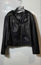 Load image into Gallery viewer, Levi Strauss &amp; Co. Womens Black Long Sleeve Front Full-Zip Motorcycle Jacket M
