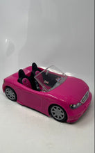 Load image into Gallery viewer, Barbie Pink Convertible Car Doll Accessory Plastic Vehicle Toy
