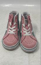 Load image into Gallery viewer, Vans Toddler Girls Sk8-Hi Reissue 751505 Pink And Gray Sneakers Shoes Size 6
