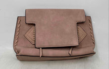 Load image into Gallery viewer, Danielle Nicole Womens Nude Chain Strap Inner Pockets Flap Crossbody Handbag
