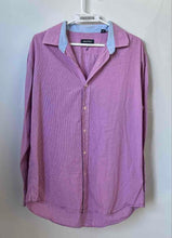 Load image into Gallery viewer, Nautica Mens Pink Gingham Cotton Spread Collar Long Sleeve Dress Shirt Size XL
