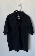 Load image into Gallery viewer, Blackhawk Mens Black Short Sleeve Collared Button-Up Shirt Size Medium
