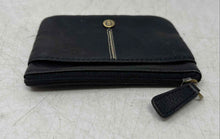 Load image into Gallery viewer, Lululemon Womens Black Leather Zipper ID Window Card Holder Coin Wallet

