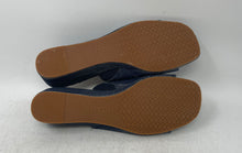 Load image into Gallery viewer, NYDJ Womens Claudine Blue Denim Open Toe Slip-On Slide Sandals Size 9 M
