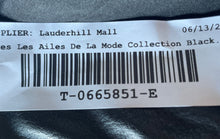 Load image into Gallery viewer, Les Ailes De La Mode Collection Womens Black Leather A-Line Skirt Size 8
