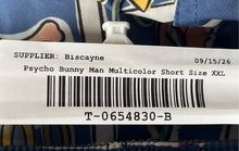 Load image into Gallery viewer, Psycho Bunny Mens Multicolor Adjustable Drawstring Swim Trunks Shorts Size 2XL
