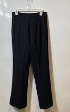 Load image into Gallery viewer, Zara Womens Black Flat Front High-Waisted Wide Leg Trouser Pants Size S
