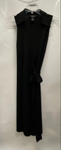 Load image into Gallery viewer, Express Womens Black Sleeveless Collared Belted Long Maxi Dress Size 7/8
