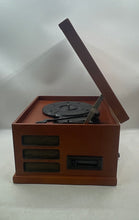 Load image into Gallery viewer, Crosley Rochester CR66 Brown 5-In-1 Entertainment Center Turntable Not Tested
