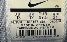 Load image into Gallery viewer, Nike Mens Flex 2017 RN 898457-401 Blue Low Top Lace-Up Running Shoes Size 13
