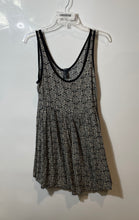 Load image into Gallery viewer, Forever 21 Womens Black White Brown Printed Sleeveless Tank Dress Size S

