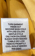 Load image into Gallery viewer, New York &amp; Company Womens Yellow Short Sleeve Double-Breasted Blazer Dress Sz L
