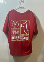 Load image into Gallery viewer, True Religion Mens Red Cotton Short Sleeve Crew Neck Pullover T-Shirt Size 2XL
