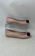 Load image into Gallery viewer, Melissa X Jason Wu Womens Space Love Pink Black Bow Slip-On Ballet Flats Size 7
