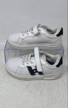 Load image into Gallery viewer, Tommy Hilfiger Kids Cayman 3.0 Alt White Black Hook &amp; Loop Sneaker Shoes Size 10

